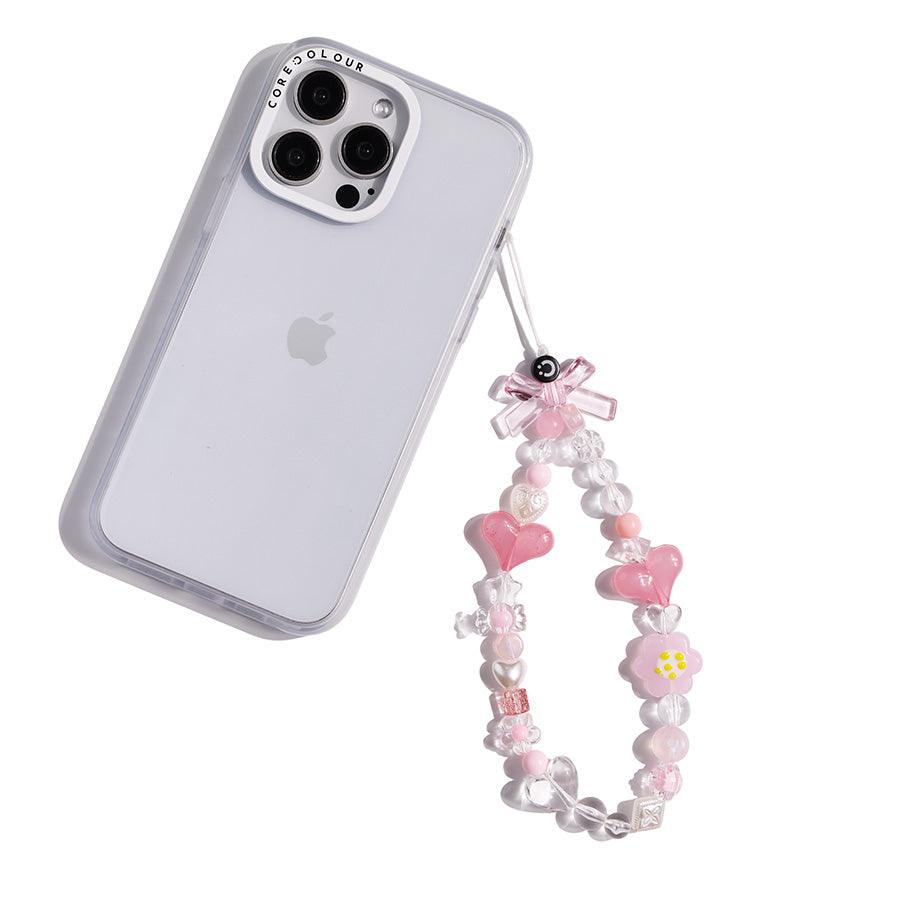 Pink Heart Phone Charm - CORECOLOUR