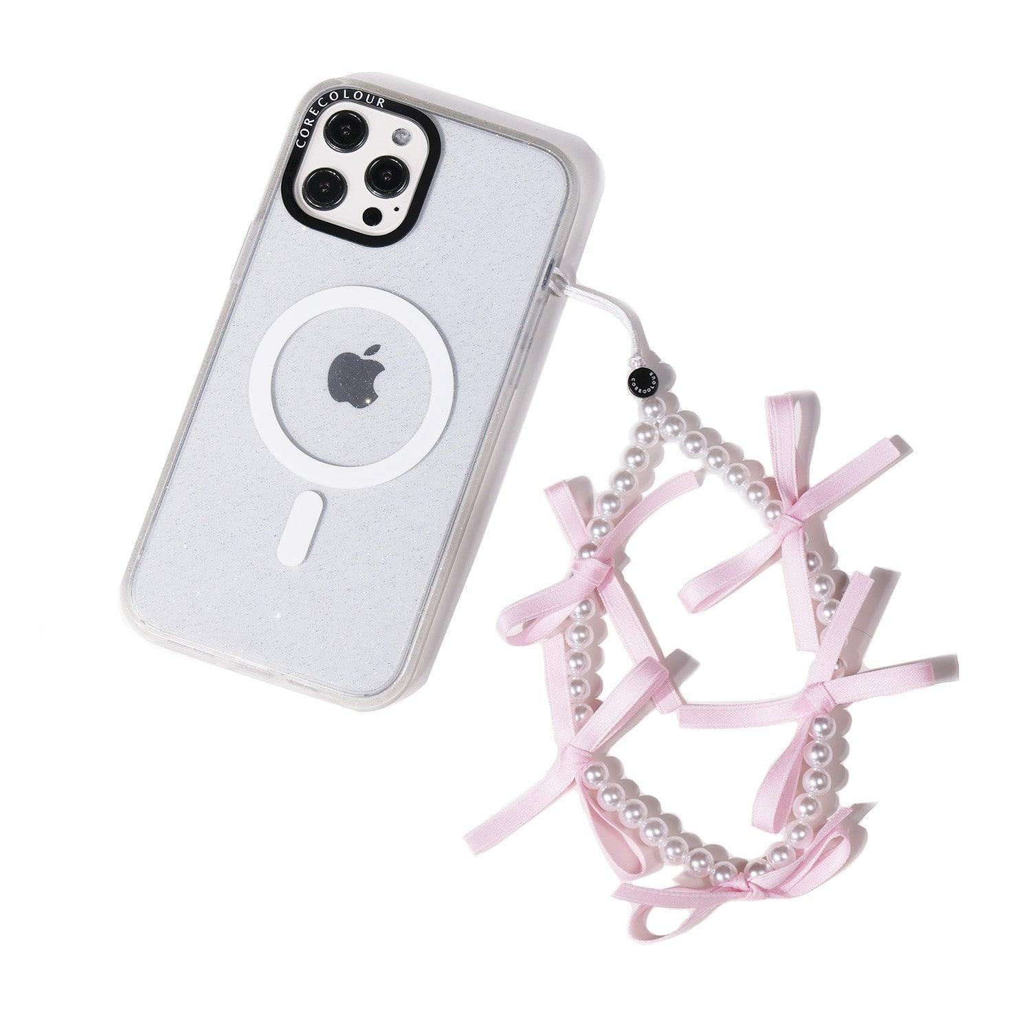 Pink Ribbon Bow Phone Charm - CORECOLOUR