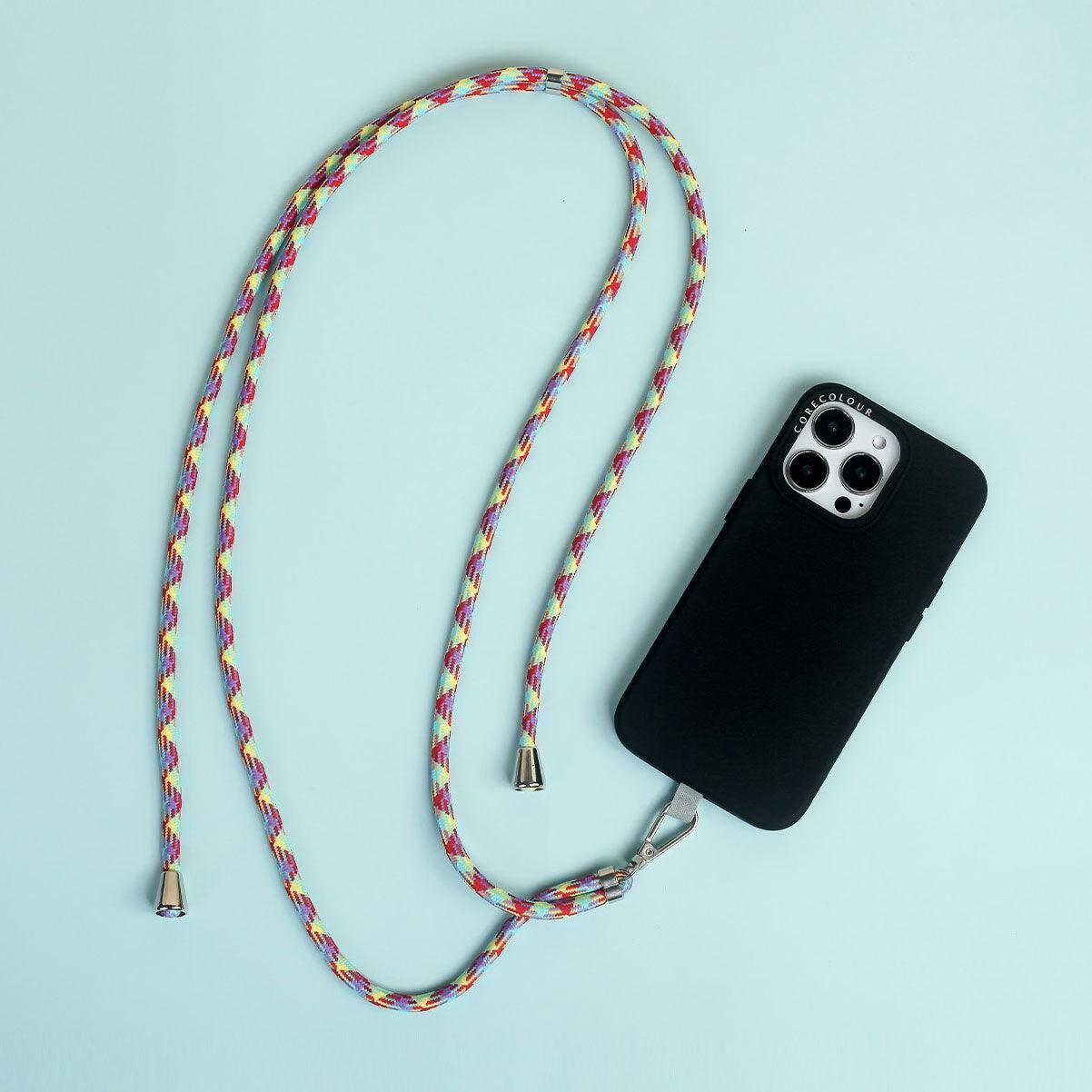 Rainbow Phone Strap with Strap Card - CORECOLOUR