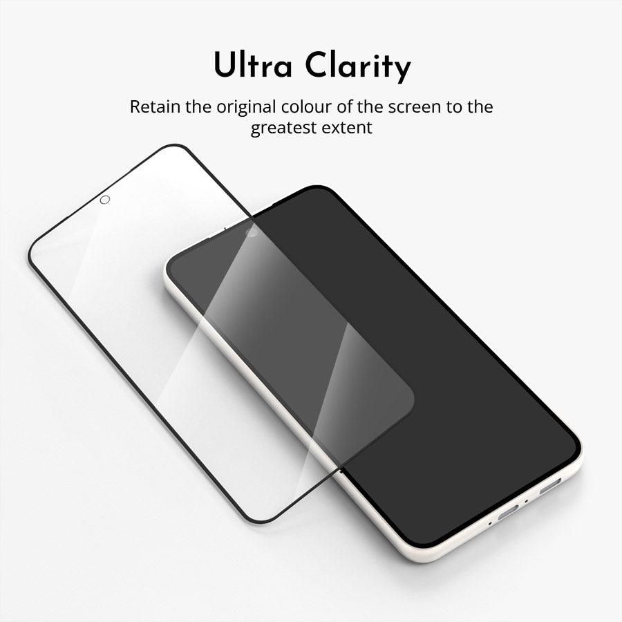 Samsung Full Coverage Tempered Glass Screen Protector with Installation Tool - CORECOLOUR