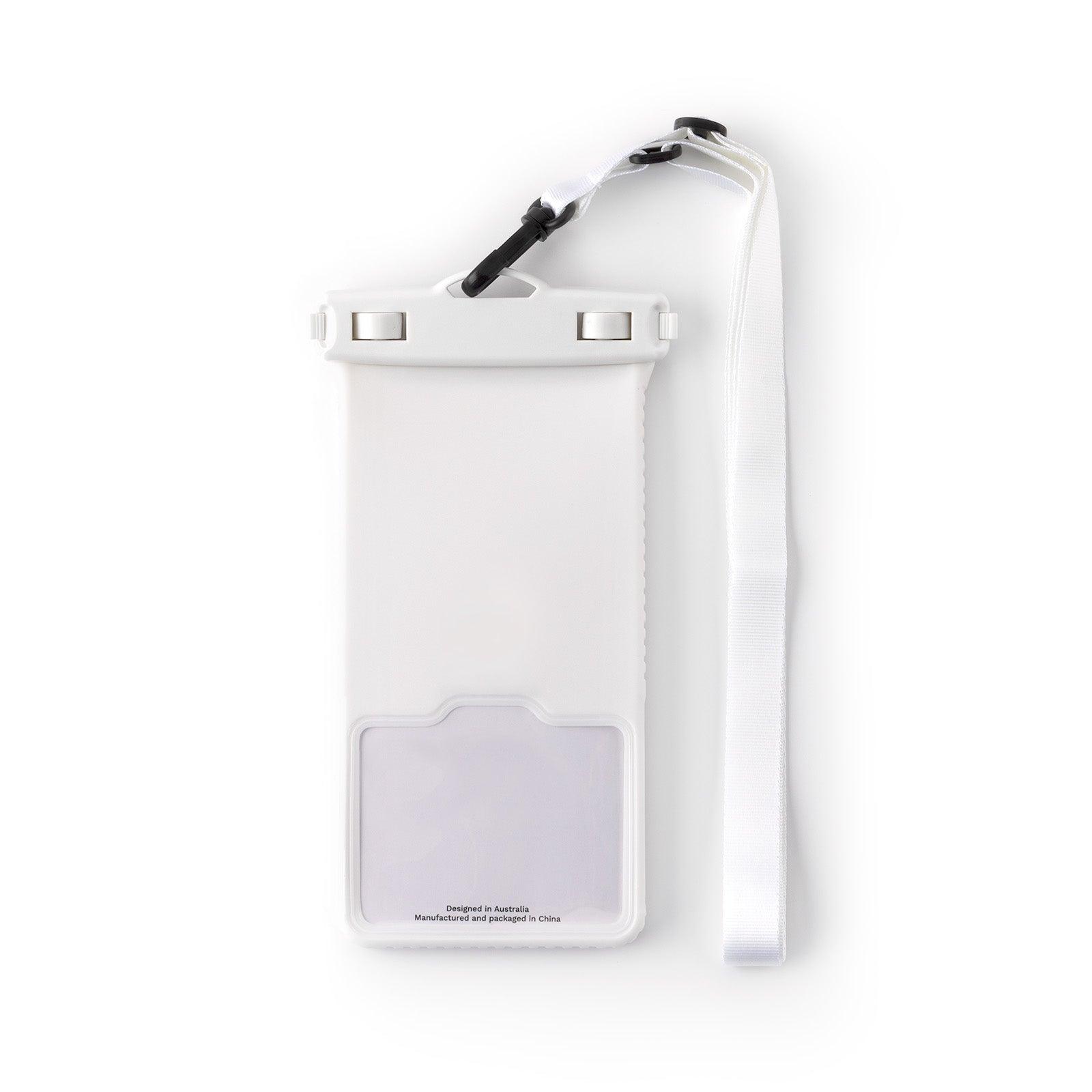 White IPX8 Certified Water Proof Bag with Lanyard - CORECOLOUR