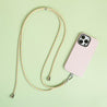 Yellow Grey Phone Strap with Strap Card - CORECOLOUR