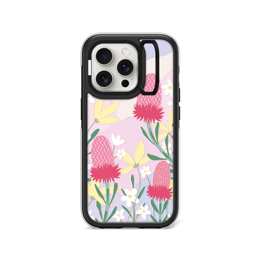 iPhone 15 Pro Banksia Camera Ring Kickstand Case - CORECOLOUR
