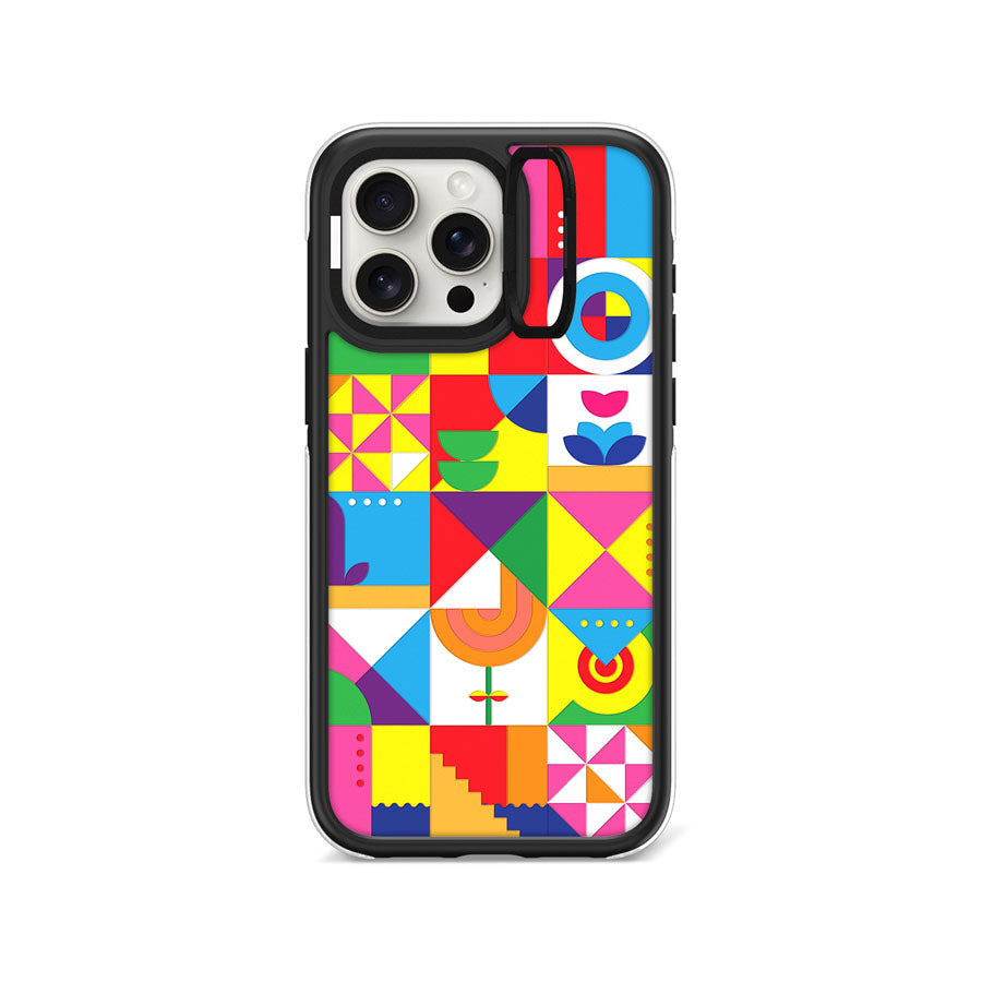 iPhone 15 Pro Max Colours of Wonder Camera Ring Kickstand Case - CORECOLOUR