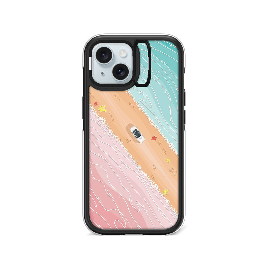 iPhone 15 Macdonell Lake Camera Ring Kickstand Case - CORECOLOUR