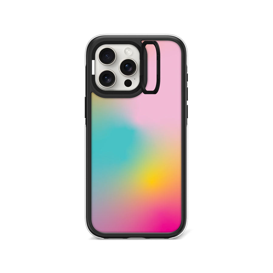 iPhone 15 Pro Max Luminous Swirl Camera Ring Kickstand Case - CORECOLOUR