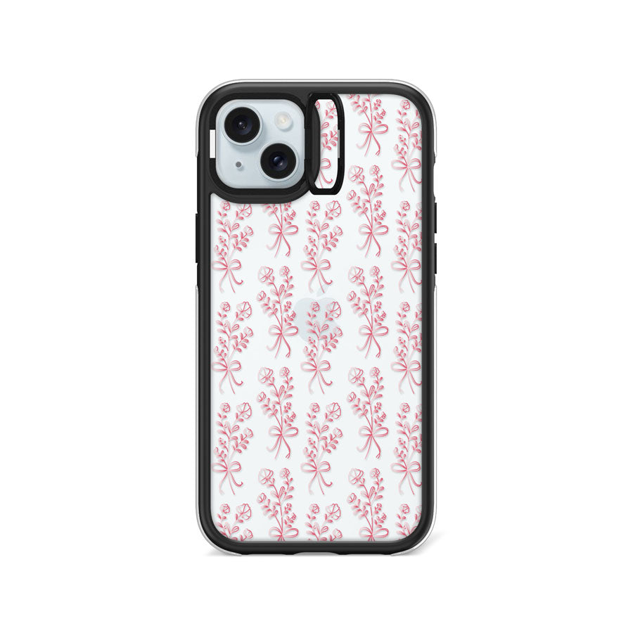 iPhone 15 Plus Bliss Blossoms Camera Ring Kickstand Case - CORECOLOUR