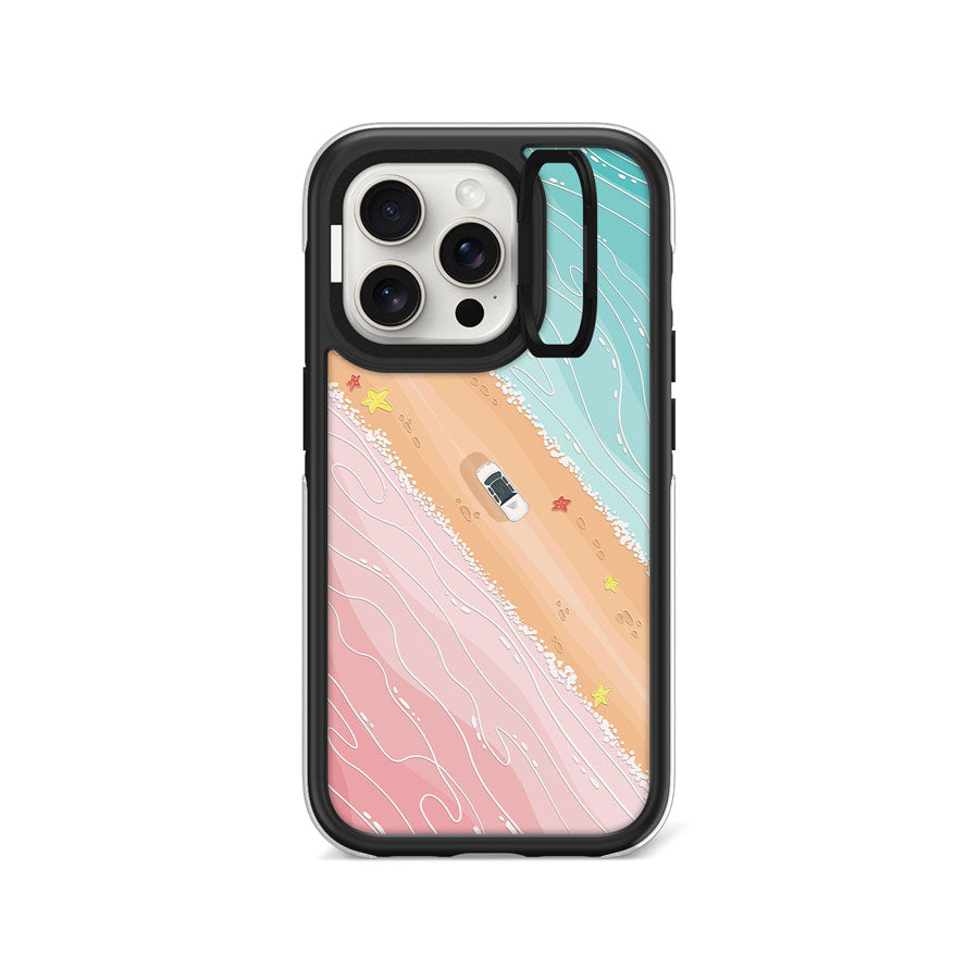 iPhone 15 Pro Macdonell Lake Camera Ring Kickstand Case - CORECOLOUR