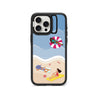 iPhone 15 Pro Max Azure Splash Camera Ring Kickstand Case - CORECOLOUR