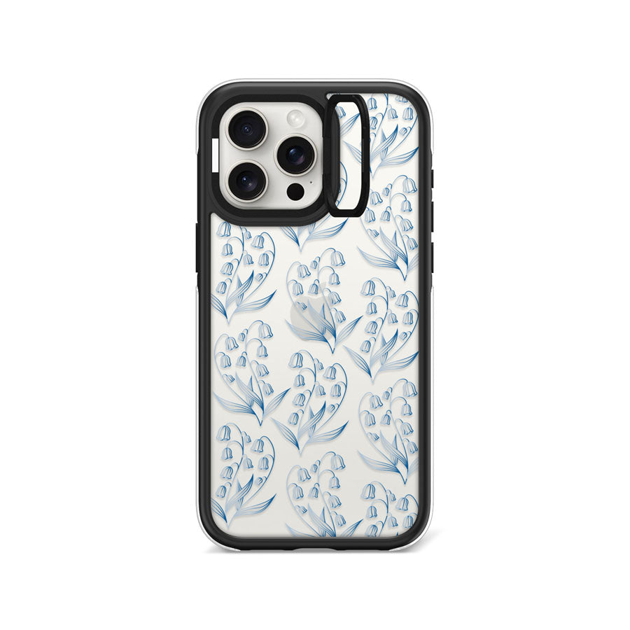 iPhone 15 Pro Max Bluebell Camera Ring Kickstand Case - CORECOLOUR