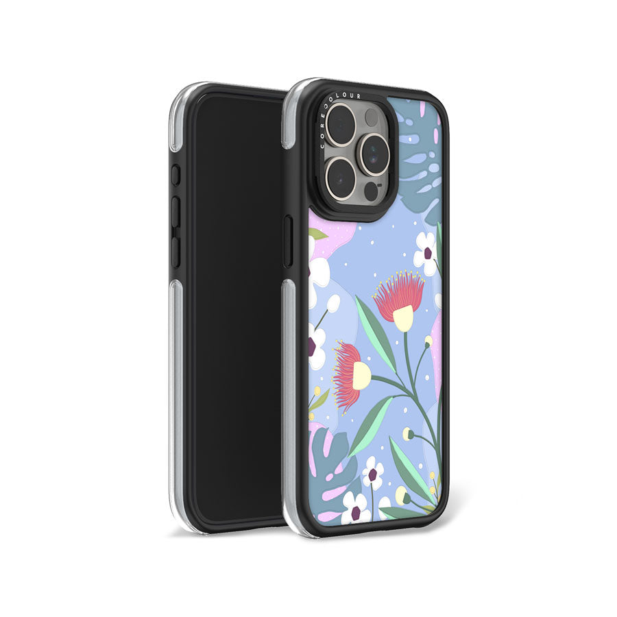 iPhone 15 Pro Max Eucalyptus Flower Camera Ring Kickstand Case - CORECOLOUR