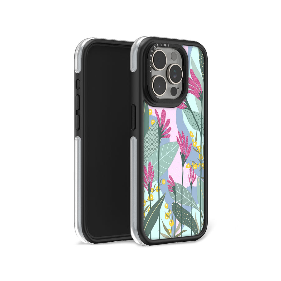 iPhone 15 Pro Kangaroo Paws Camera Ring Kickstand Case - CORECOLOUR