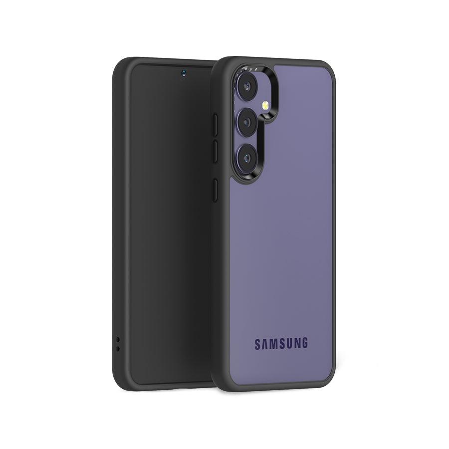 Samsung Galaxy S24+ Black Clear Case - CORECOLOUR