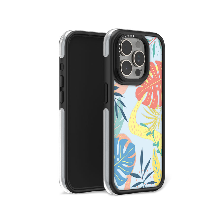 iPhone 15 Pro Tropical Summer III Camera Ring Kickstand Case - CORECOLOUR