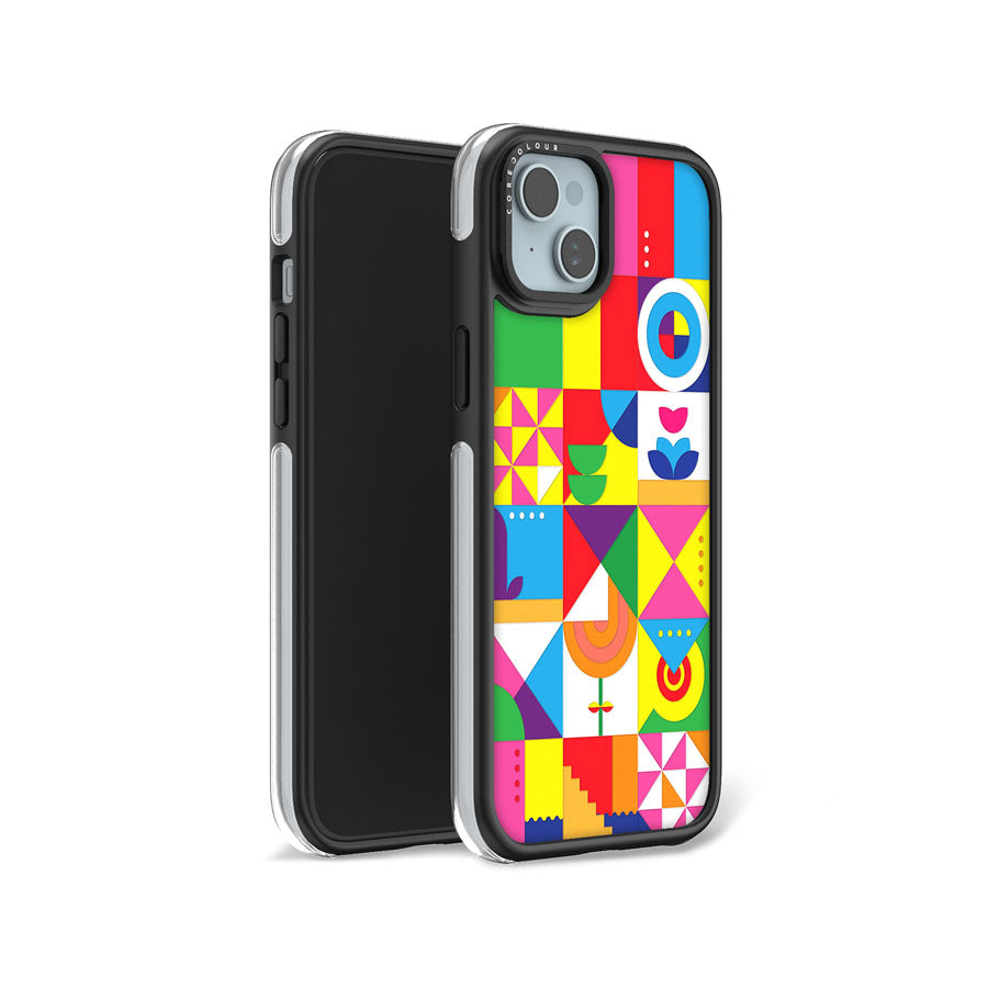 iPhone 15 Colours of Wonder Camera Ring Kickstand Case - CORECOLOUR