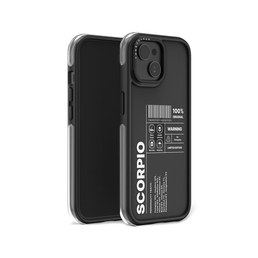 iPhone 15 Warning Scorpio Camera Ring Kickstand Case - CORECOLOUR