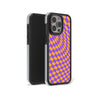 iPhone 15 Pro Pumpkin Velvet Crush Camera Ring Kickstand Case - CORECOLOUR