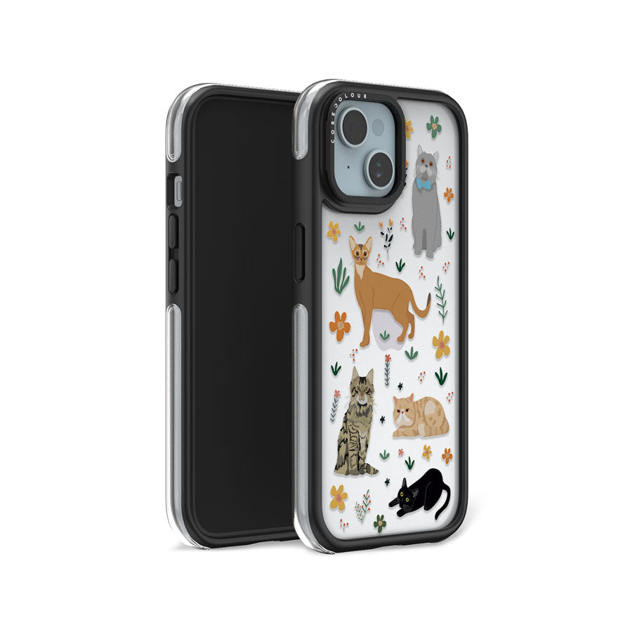 iPhone 15 A Purr-fect Day Camera Ring Kickstand Case - CORECOLOUR