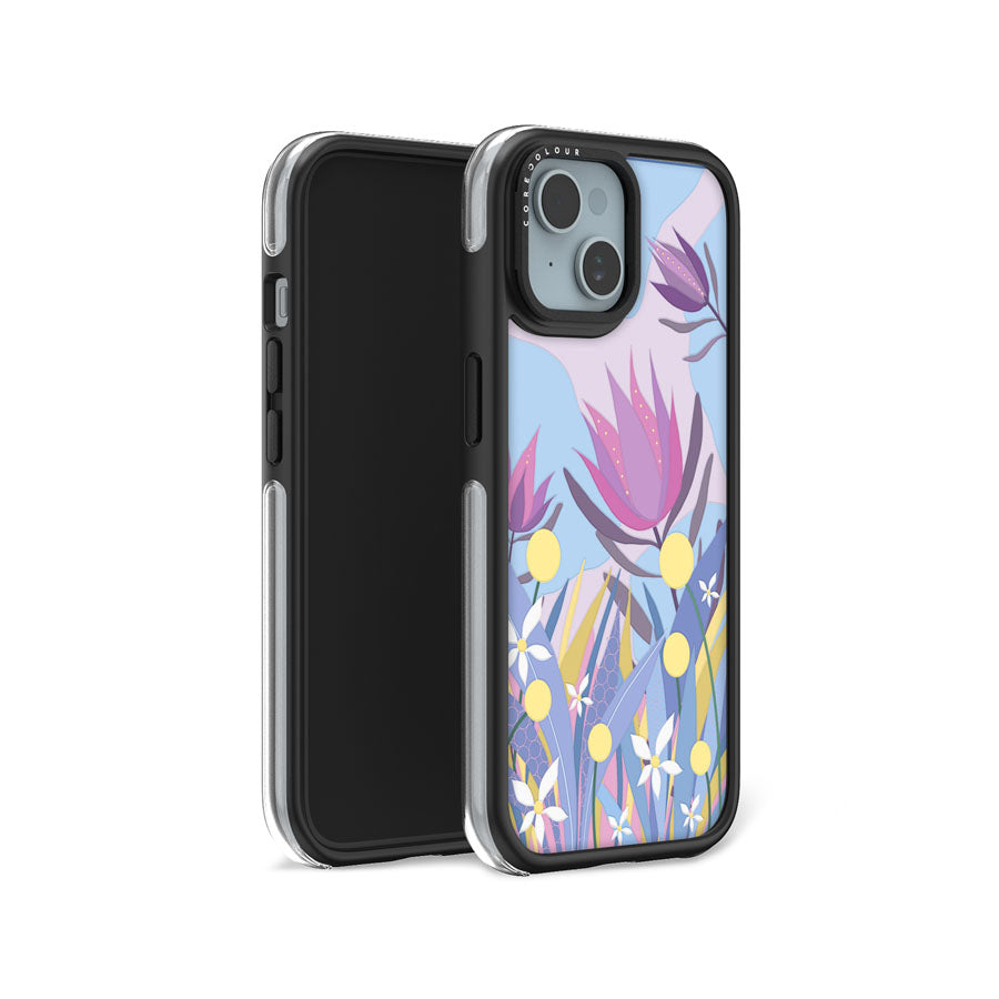 iPhone 15 King Protea Camera Ring Kickstand Case - CORECOLOUR