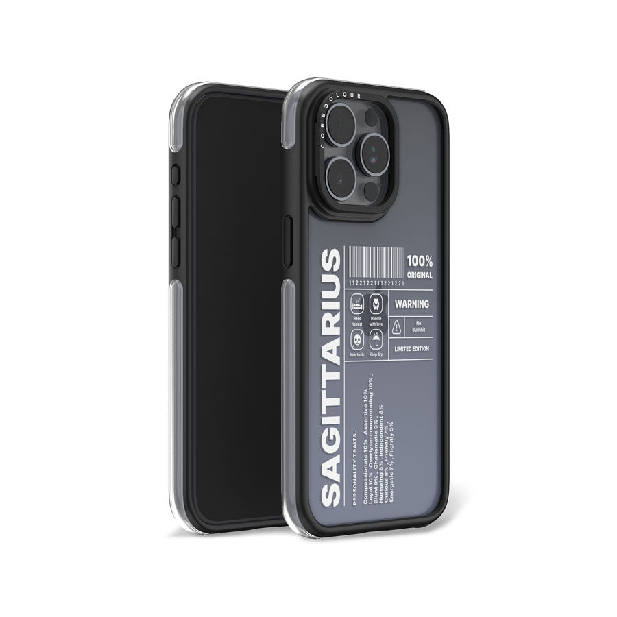 iPhone 15 Pro Max Warning Sagittarius Camera Ring Kickstand Case - CORECOLOUR