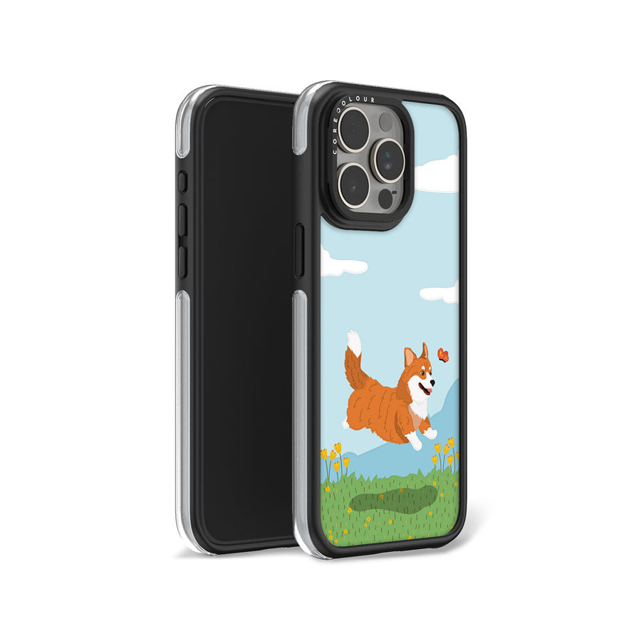 iPhone 15 Pro Max Corgi Camera Ring Kickstand Case - CORECOLOUR