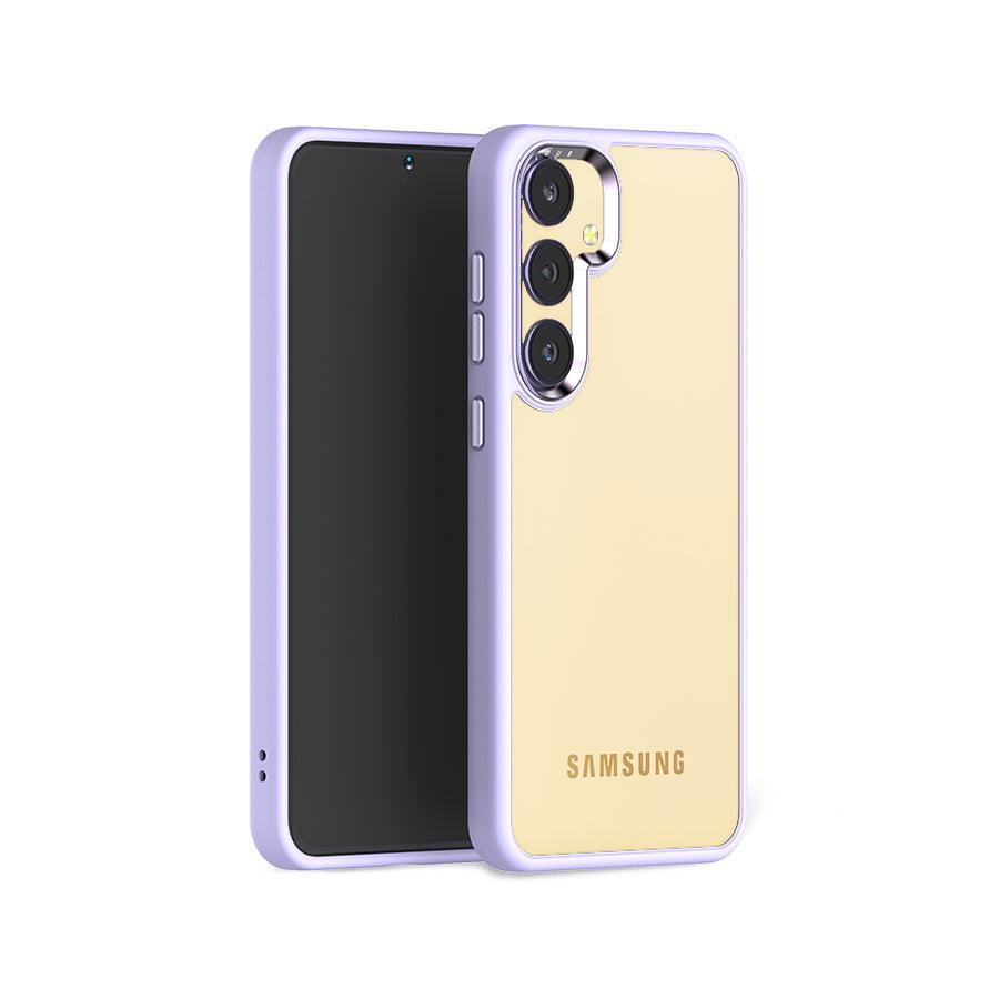 Samsung S24 Purple Clear Case - CORECOLOUR