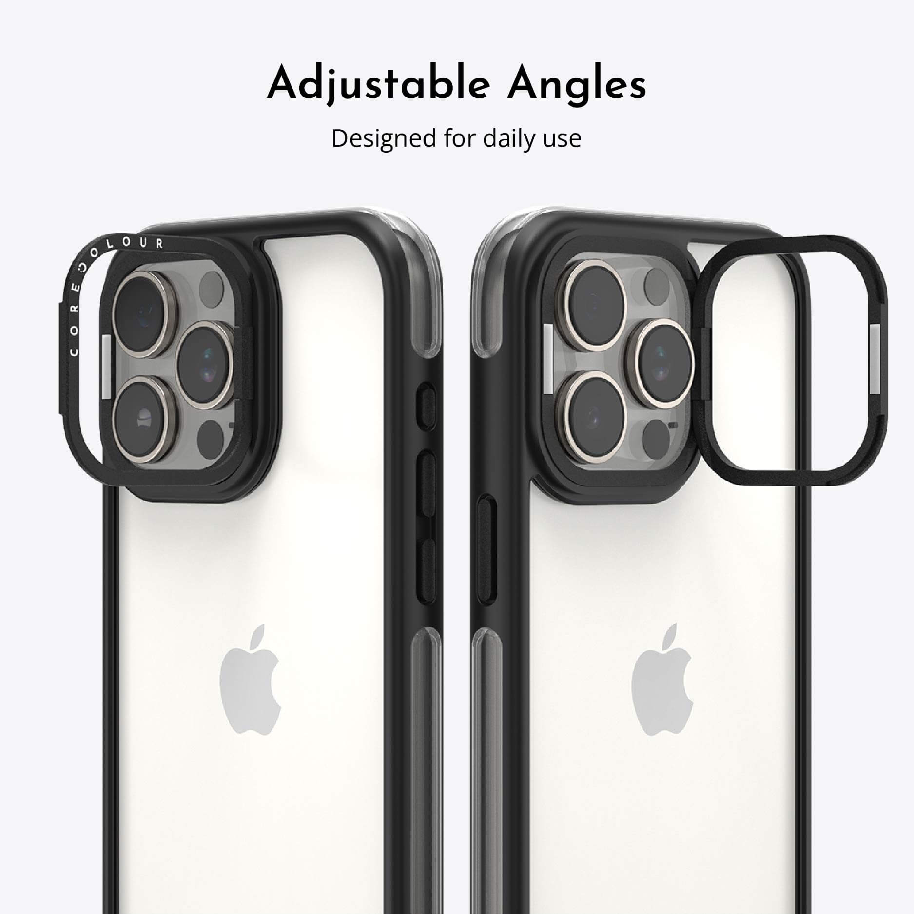 iPhone 15 Pro Max Paw-sitive Pals Camera Ring Kickstand Case - CORECOLOUR