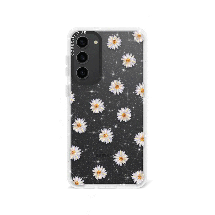 Samsung Galaxy S23 Oopsy Daisy Glitter Phone Case - CORECOLOUR