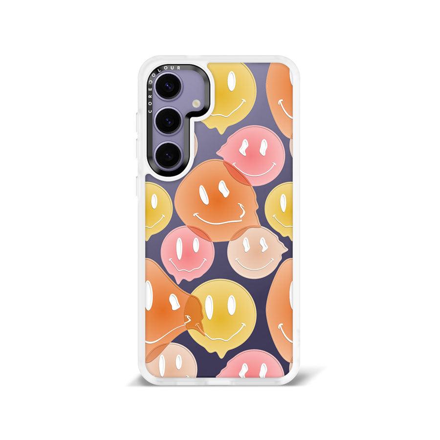 Galaxy S24+ Melting Smile Clear Matte Printed Case - CORECOLOUR
