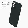 iPhone 11 Black Genuine Leather Phone Case - CORECOLOUR