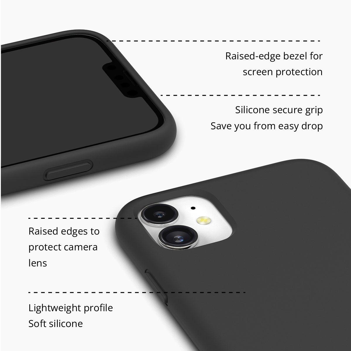 iPhone 11 Dark Darcy Silicone Phone Case - CORECOLOUR