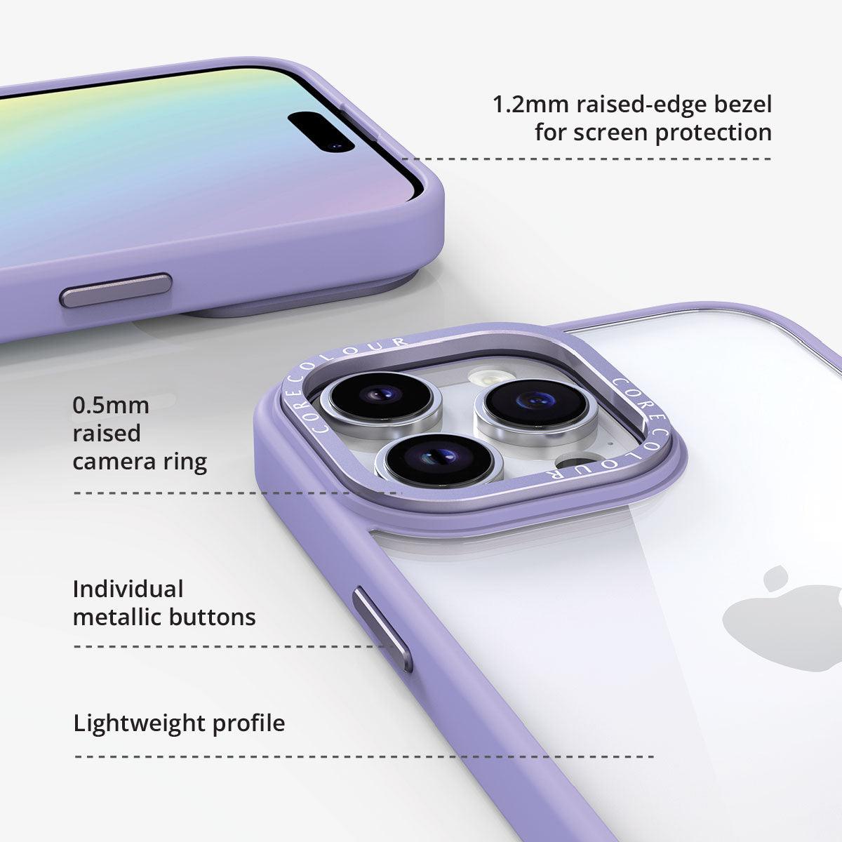 iPhone 11 Lavender Hush Clear Phone Case - CORECOLOUR