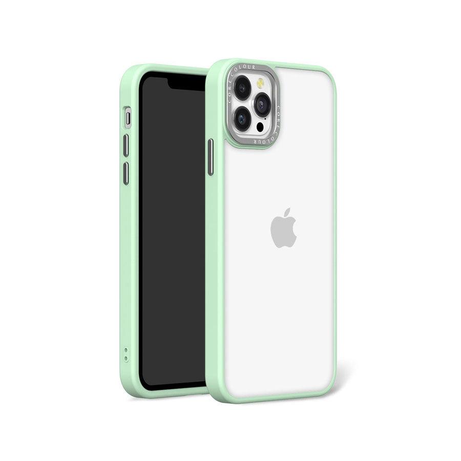 iPhone 11 Pro Max Hint of Mint Clear Phone Case - CORECOLOUR