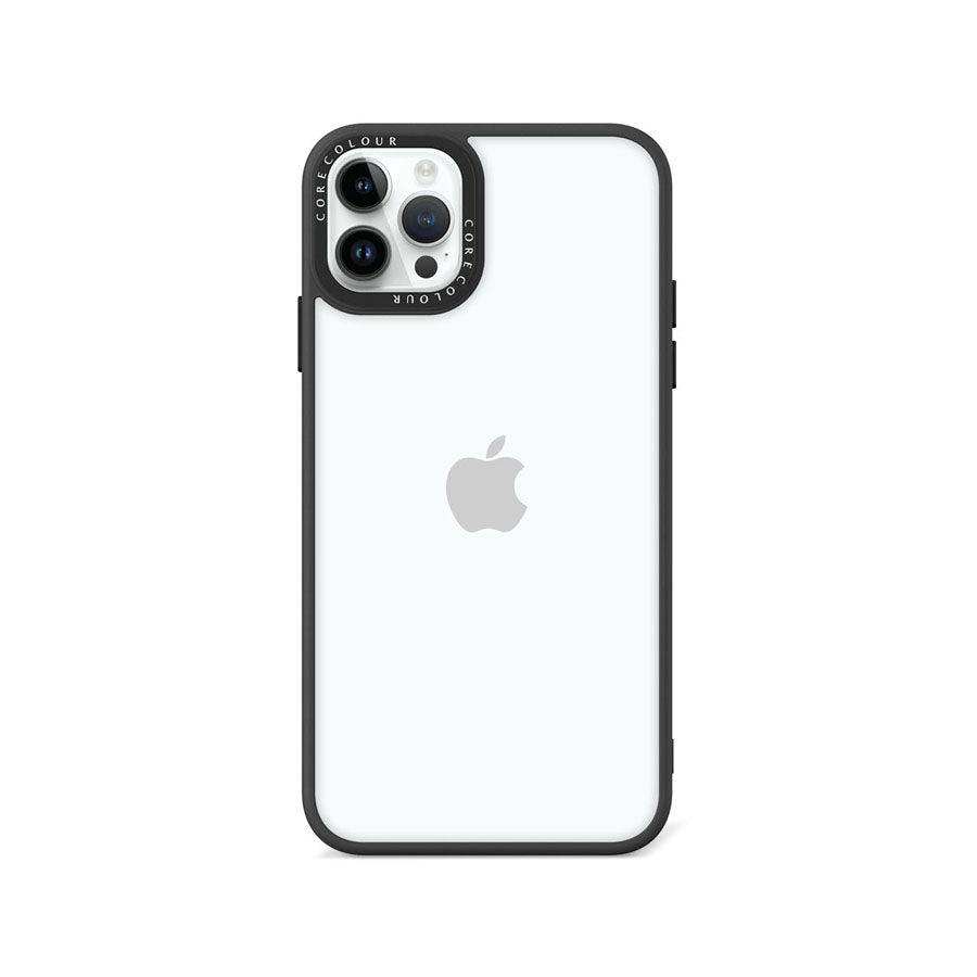 iPhone 11 Pro Max Jet Black Clear Phone Case - CORECOLOUR