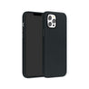 iPhone 12 Black Genuine Leather Phone Case - CORECOLOUR