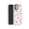 iPhone 12 Flying Hearts Glitter Phone Case - CORECOLOUR
