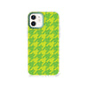 iPhone 12 Green Houndstooth Phone Case - CORECOLOUR