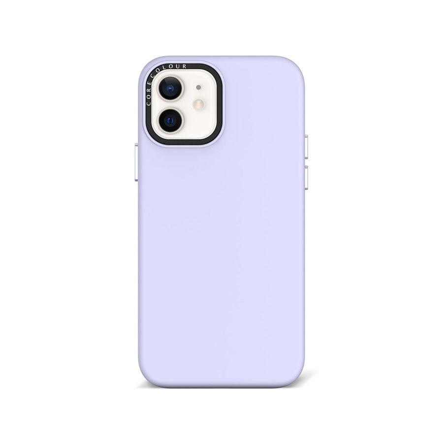 iPhone 12 Lady Lavender Silicone Phone Case - CORECOLOUR