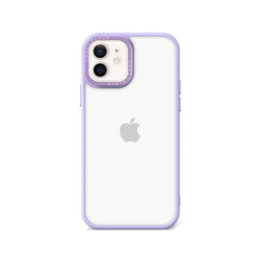 iPhone 12 Lavender Hush Clear Phone Case - CORECOLOUR