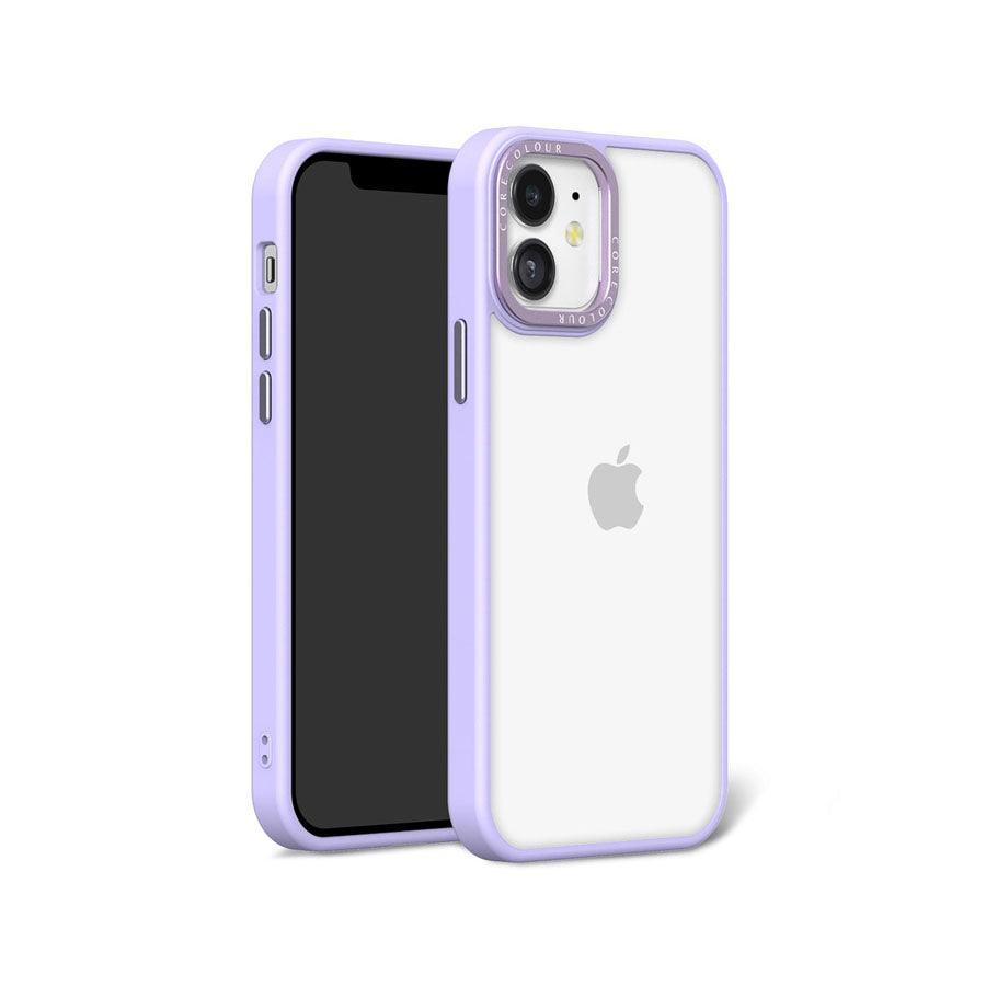 iPhone 12 Lavender Hush Clear Phone Case - CORECOLOUR