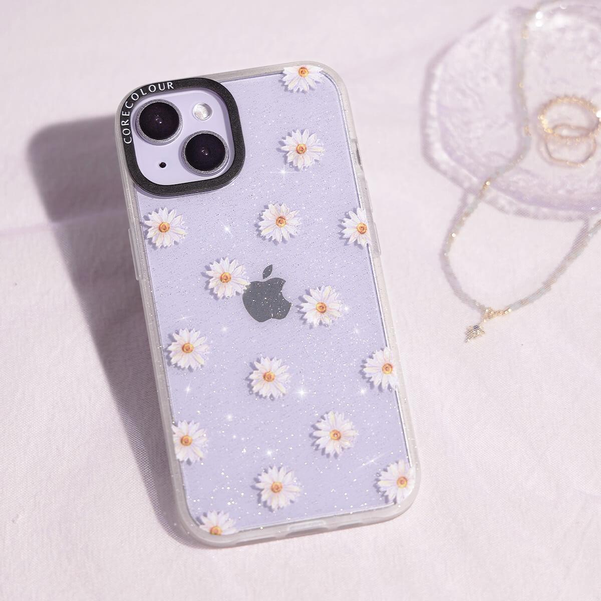 iPhone 12 Oopsy Daisy Glitter Phone Case - CORECOLOUR