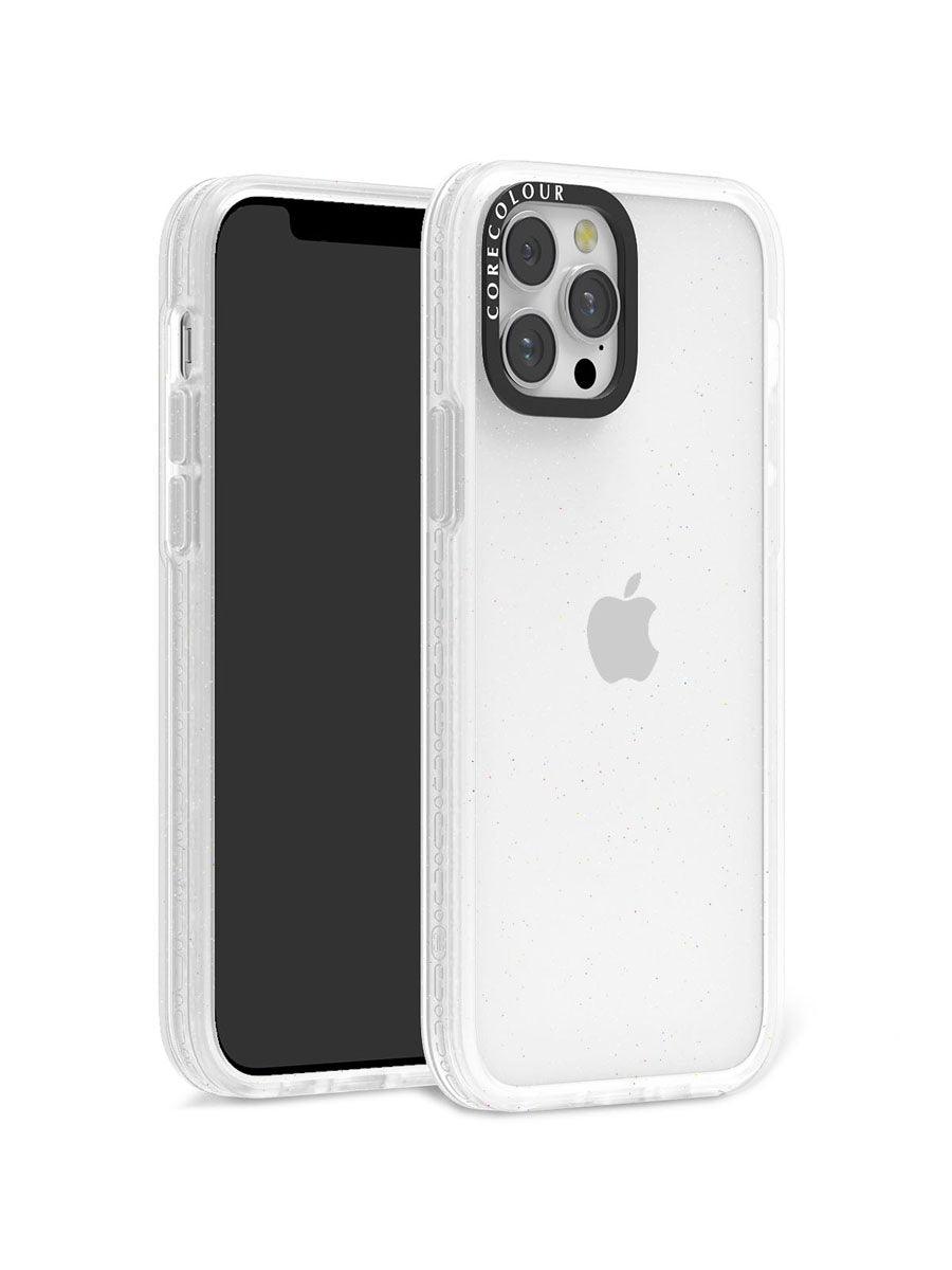 iPhone 12 Pro Glitter Clear Glitter Phone Case - CORECOLOUR