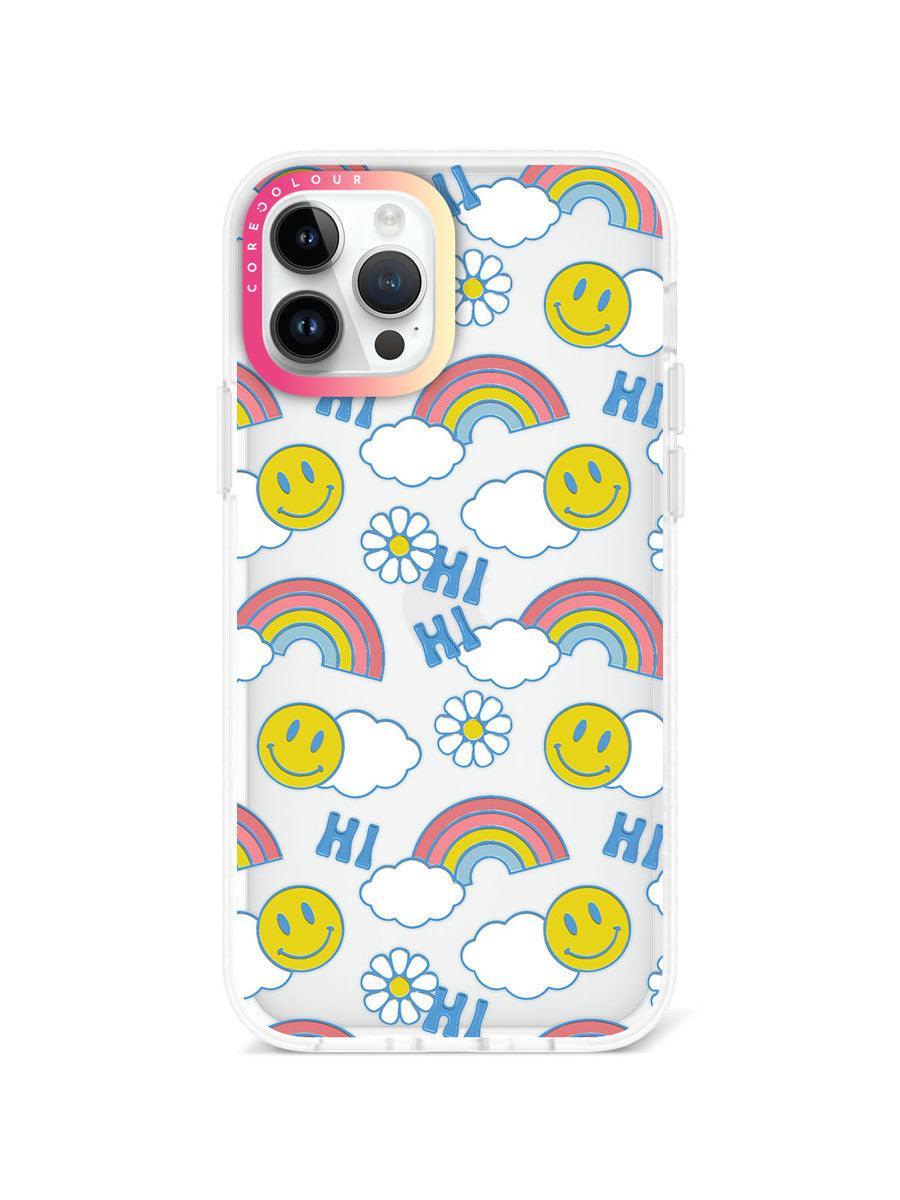 iPhone 12 Pro Hi There! Rainbow Phone Case - CORECOLOUR