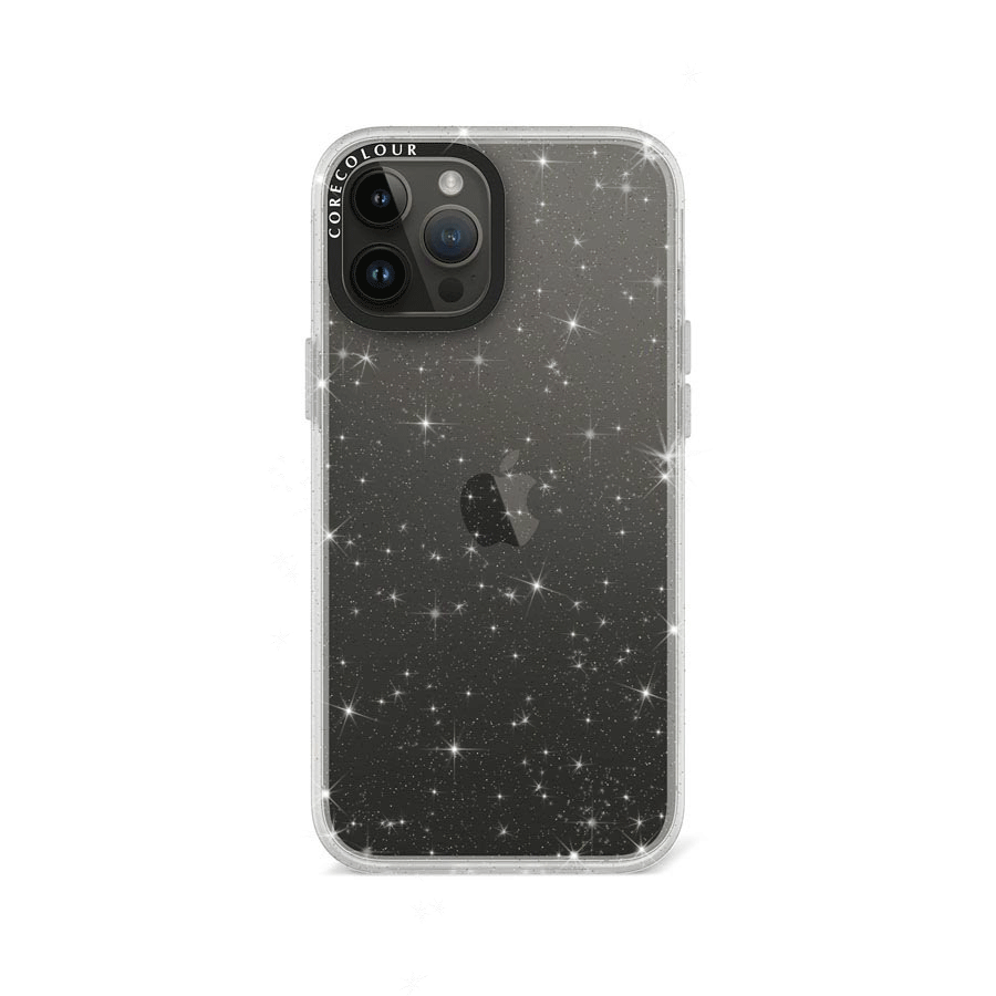 iPhone 12 Pro Max Glitter Clear Glitter Phone Case - CORECOLOUR