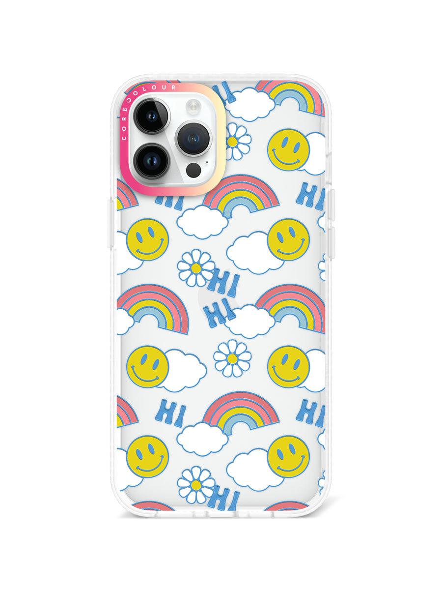 iPhone 12 Pro Max Hi There! Rainbow Phone Case - CORECOLOUR