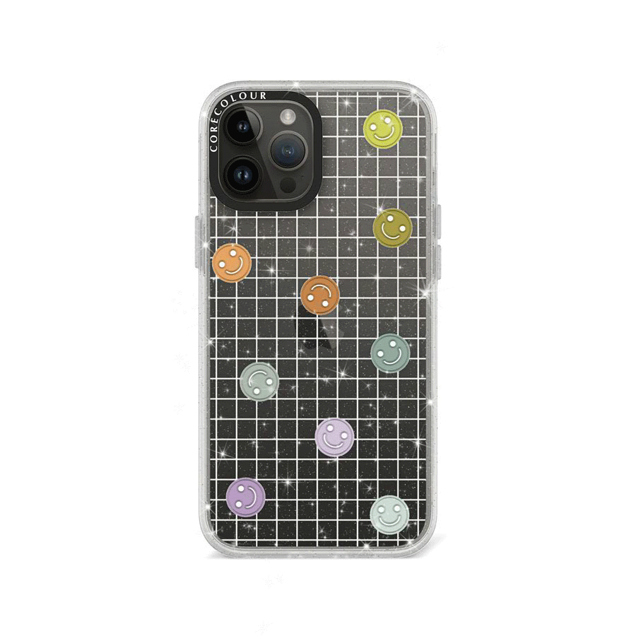 iPhone 12 Pro Max School's Out! Smile! Glitter Phone Case - CORECOLOUR
