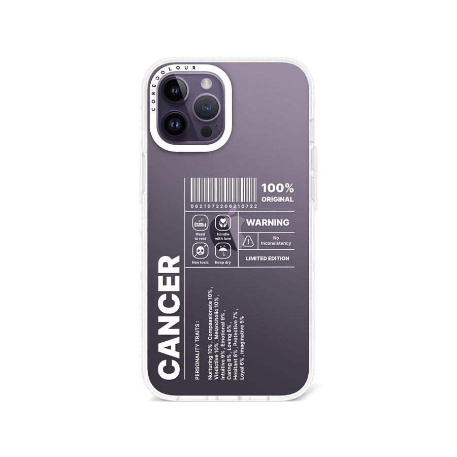 iPhone 12 Pro Max Warning Cancer Phone Case - CORECOLOUR