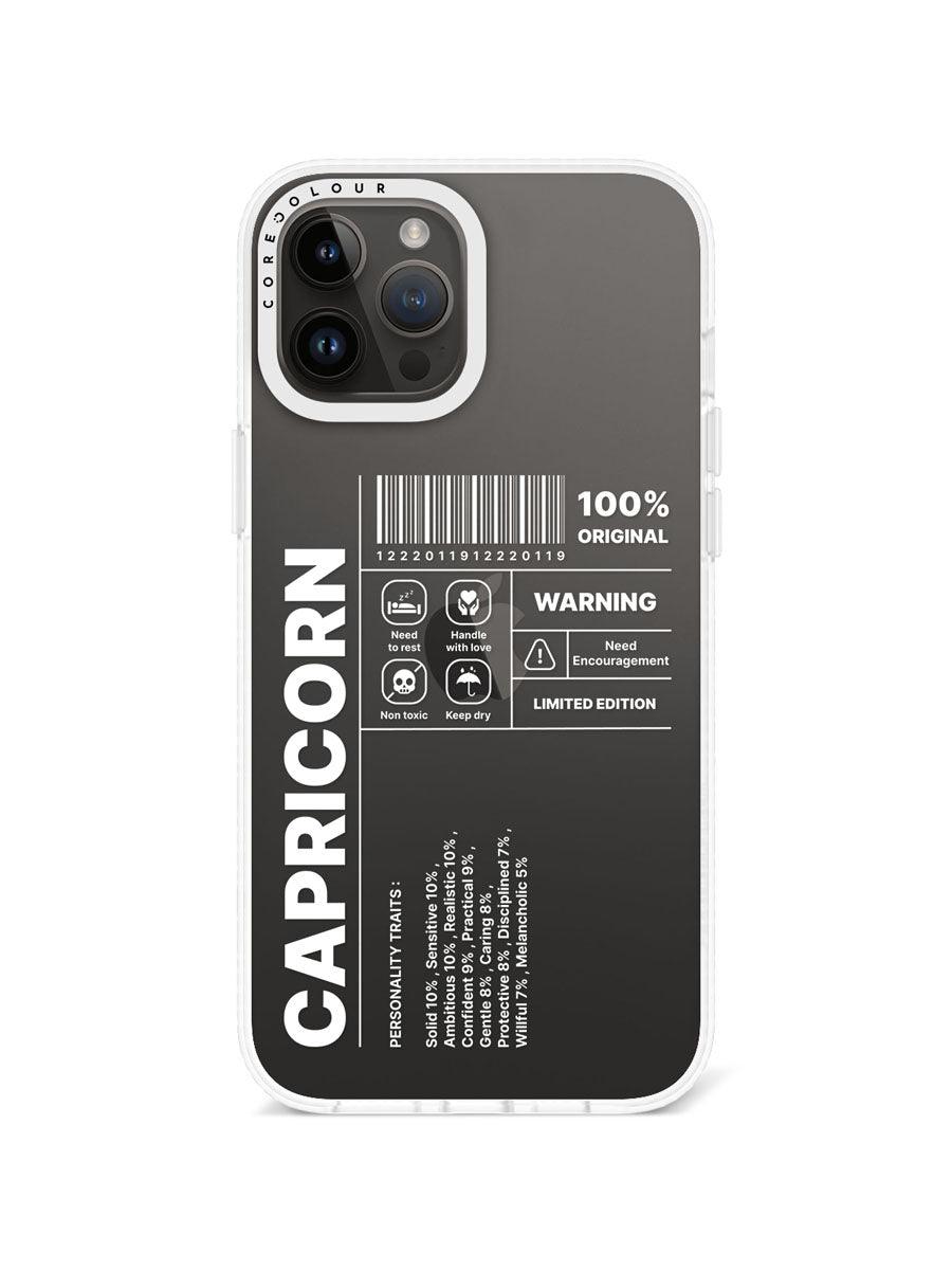 iPhone 12 Pro Max Warning Capricorn Phone Case - CORECOLOUR