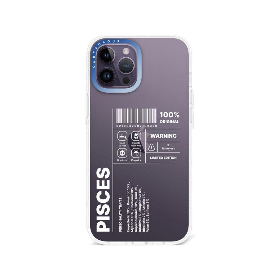iPhone 12 Pro Max Warning Pisces Phone Case - CORECOLOUR
