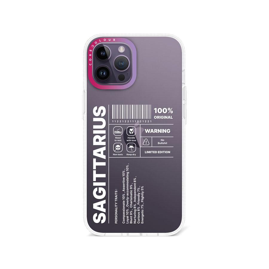 iPhone 12 Pro Max Warning Sagittarius Phone Case - CORECOLOUR